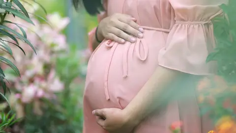 Mujer embarazada. Mujer embarazada.
