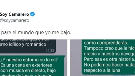Tuit de @soycamarero Tuit de @soycamarero