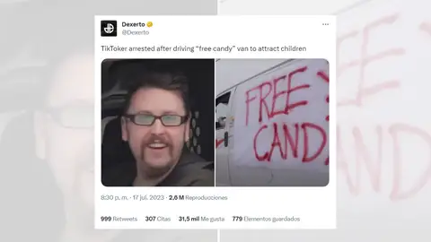 Tuit sobre el arresto de Anthony Gagne. Tuit sobre el arresto de Anthony Gagne.