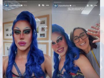 Onyx en sus historias de Instagram, mientras trabajaba en la mesa electoral del 23 de julio.