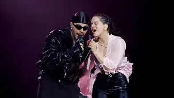 Rauw Alejandro y Rosalía en Coachella Rauw Alejandro y Rosalía en Coachella