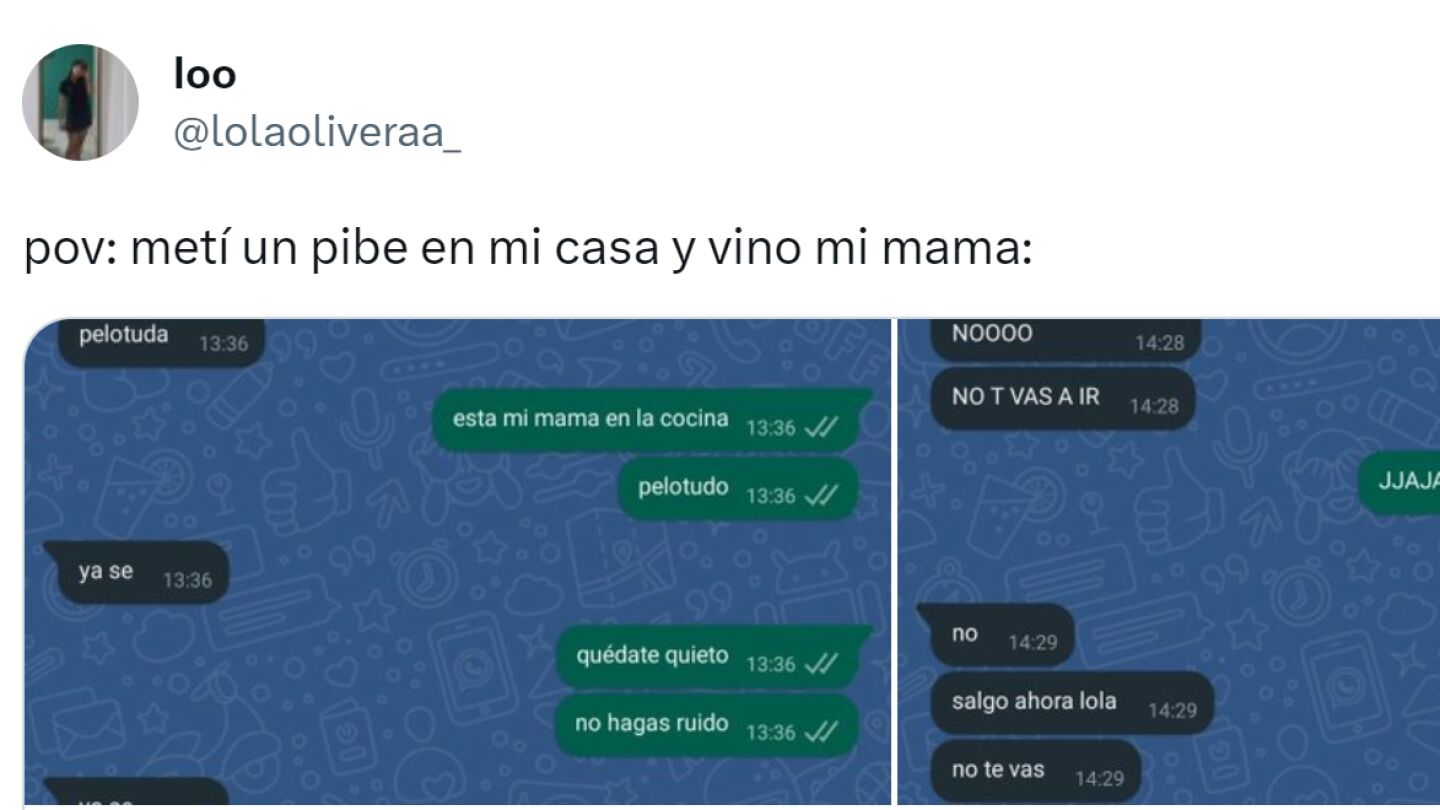 Pantallazo del tuit de @lolaoliveraa_