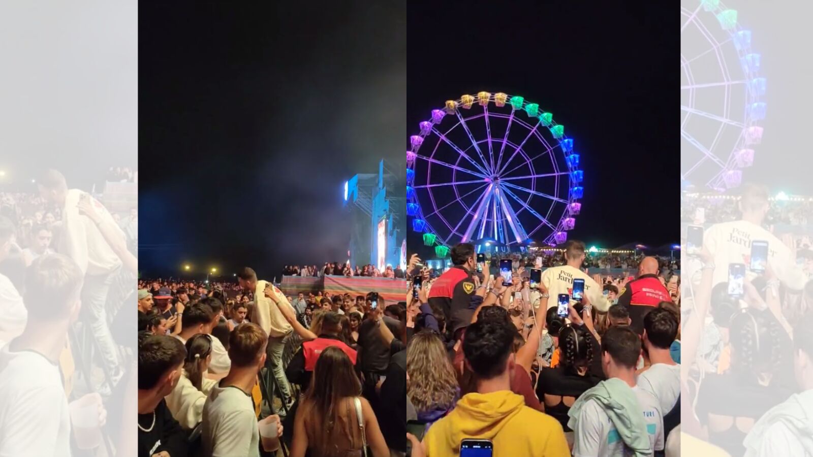 Juancho Marqués, muy aplaudido tras bajar del escenario para acercarse a sus fans en el Boombastic Festival 