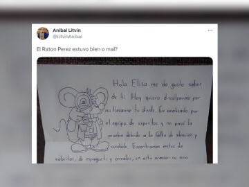 Tuit sobre la carta.