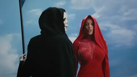 Doja Cat en su videoclip de 'Paint the Town Red'. Doja Cat en su videoclip de 'Paint the Town Red'.