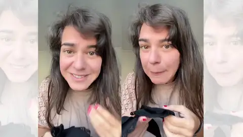 TikTok en el que Isa Pérez pide que corrijan el error de diseño de las bragas. TikTok en el que Isa Pérez pide que corrijan el error de diseño de las bragas.