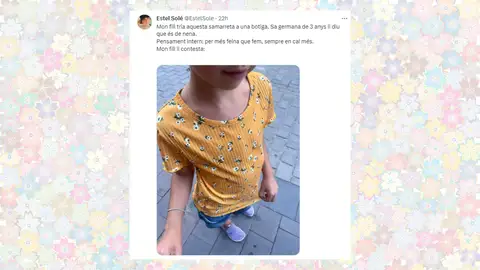 Tuit viral sobre los estereotipos de género. Tuit viral sobre los estereotipos de género.