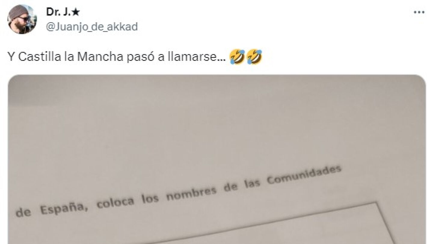 El tuit del profesor