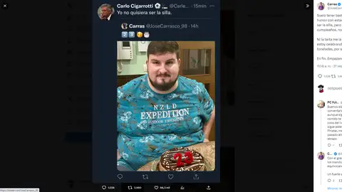 El tuit viral de @JoseCarrasco_98 El tuit viral de @JoseCarrasco_98