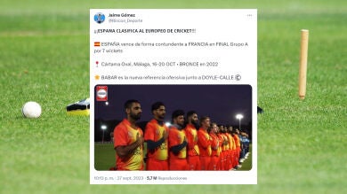 La selección española de cricket: la sorpresa viral del momento