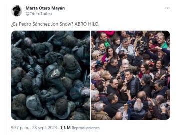 El genial hilo de Twitter que explica por qu&eacute; Pedro S&aacute;nchez es Jon Snow