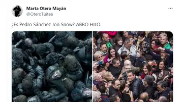 El genial hilo de Twitter que explica por qué Pedro Sánchez es Jon Snow