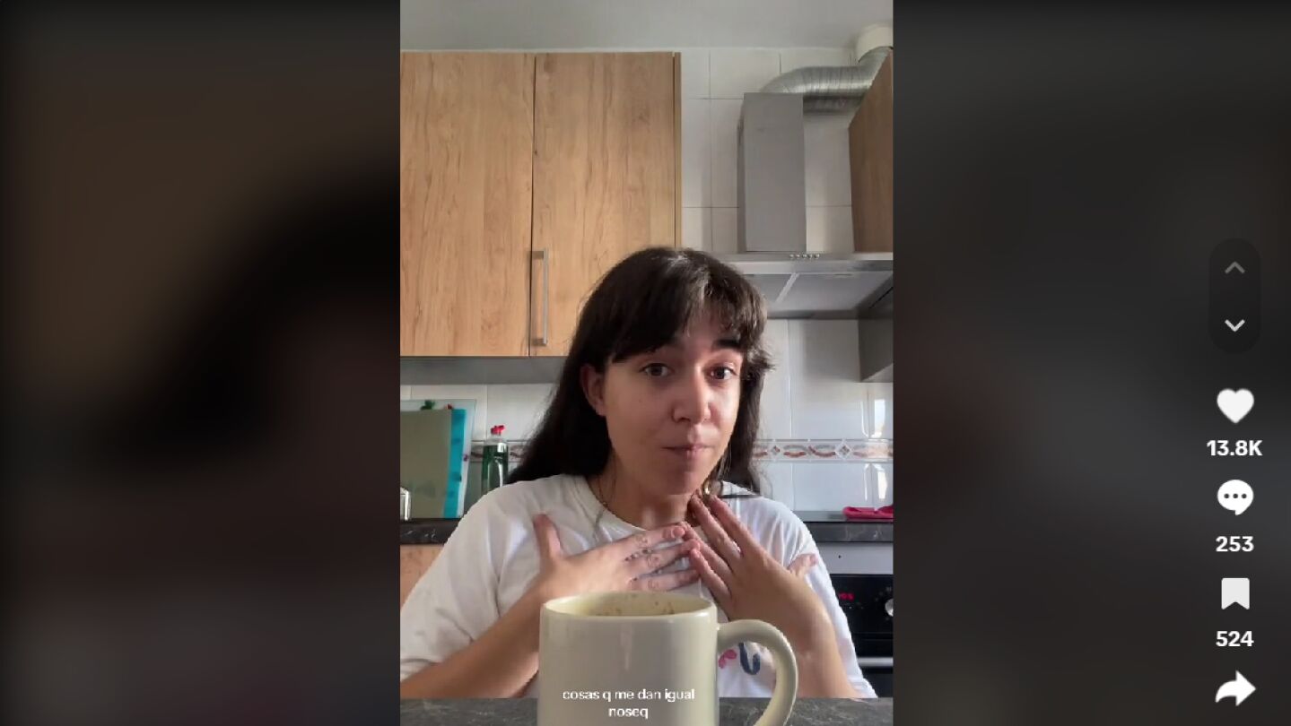 Pantallazo del tiktok de rayomcqueer_