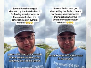 TikTok sobre el rechazo que han sufrido algunos Amish tras la alerta de emergencia de EE.UU.