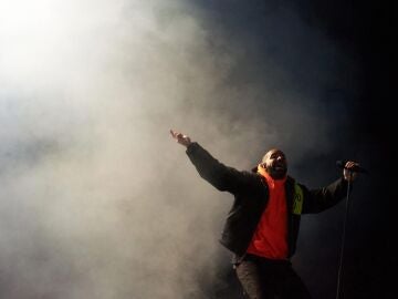 El cantante canadiense Drake durante un concierto, en una fotografía de archivo