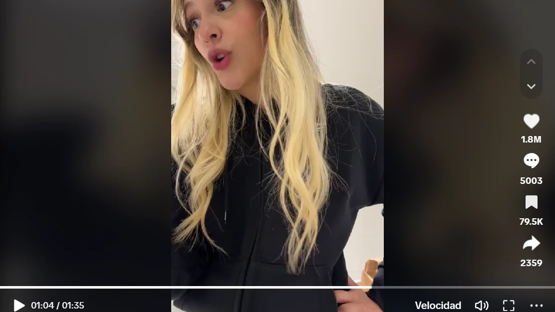 Pantallazo del tiktok de @alejandraurreaa Pantallazo del tiktok de @alejandraurreaa