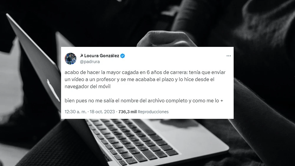 Se equivoca al mandarle un v&iacute;deo a un profesor de la universidad