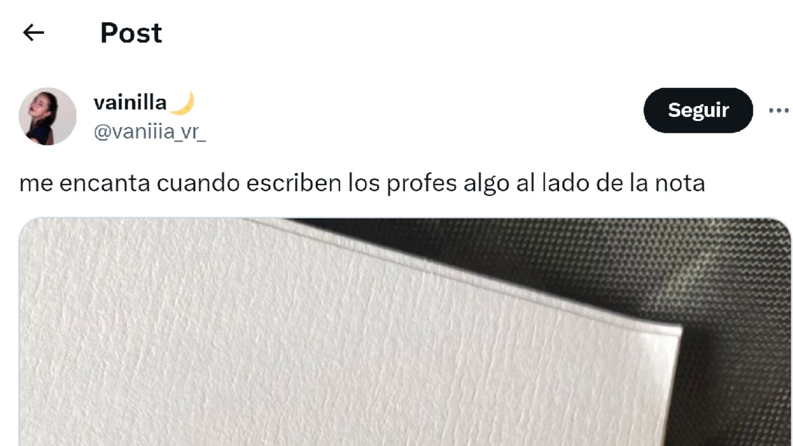 Enseña en Twitter lo que un profesor le escribió al lado de la nota del examen y todos comparten sus experiencias