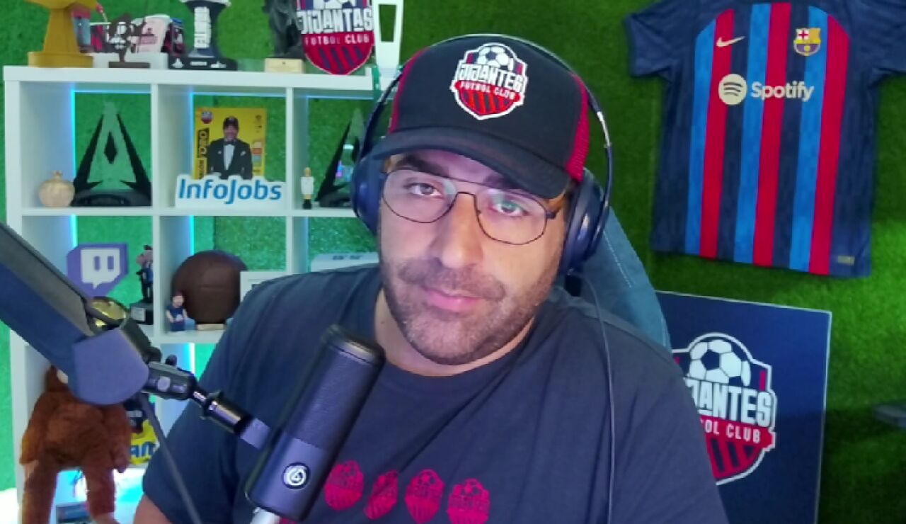 Gerard Romero durante uno de sus streams.