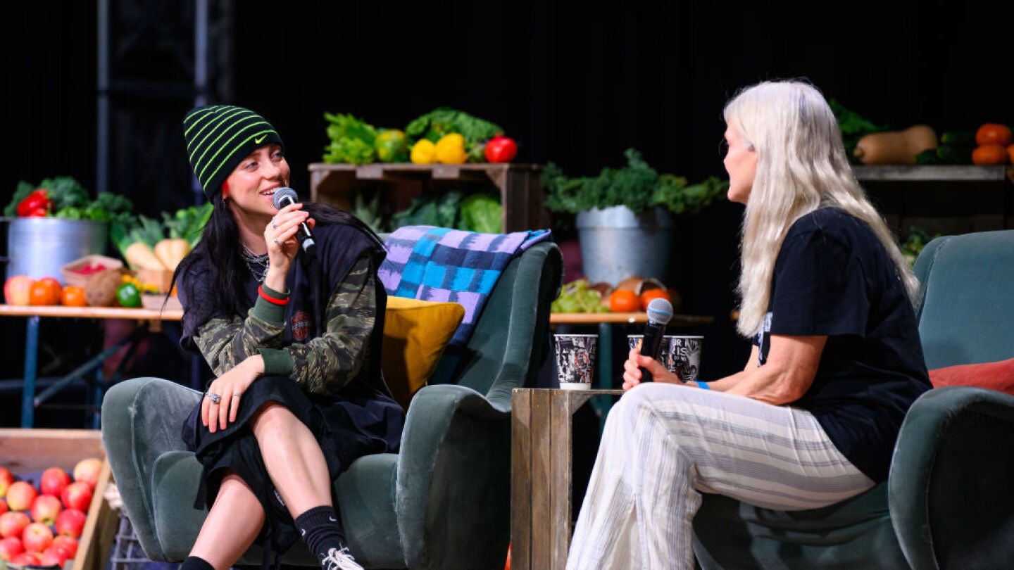 Billie Eilish durante una entrevista en 2023