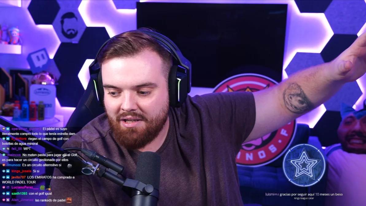 Ibai durante uno de sus streams.