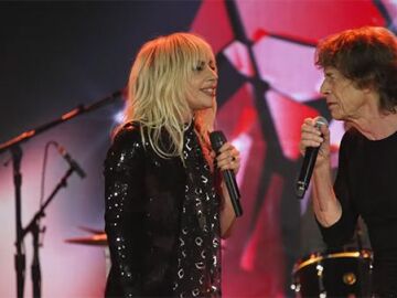 Lady Gaga y Mick Jagger