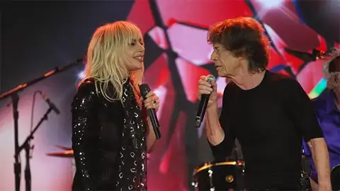 Lady Gaga y Mick Jagger Lady Gaga y Mick Jagger