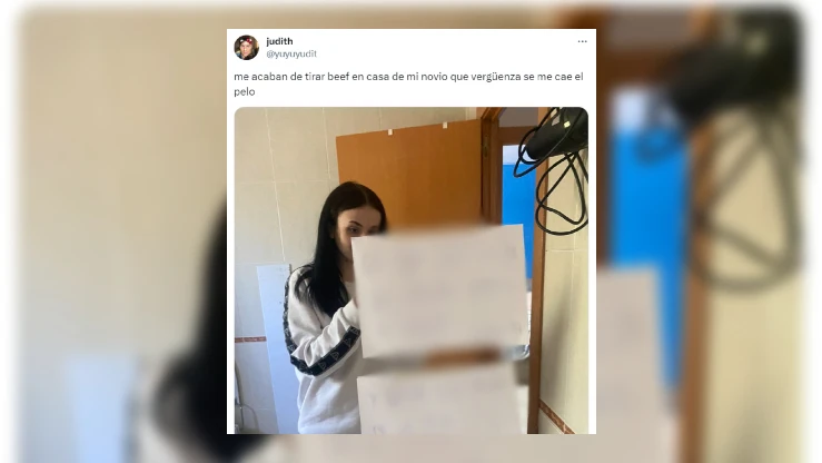Tuit sobre la terrible nota.