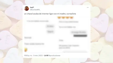 Tuit viral sobre el chico que intentó ligar con su madre. Tuit viral sobre el chico que intentó ligar con su madre.