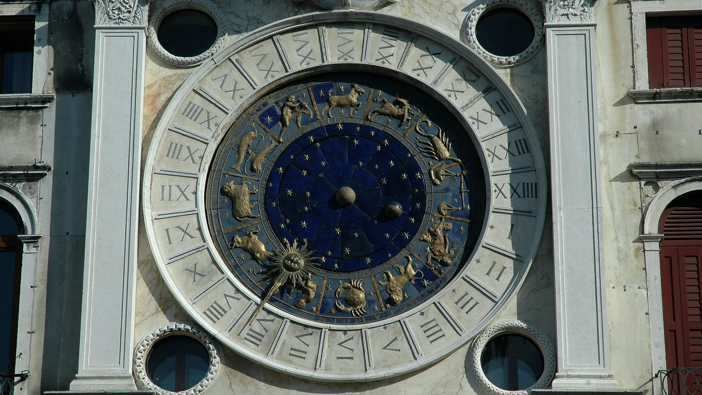 Reloj con los signos del zodiaco Reloj con los signos del zodiaco