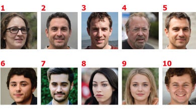 Científicos dicen que los rostros creados por IA parecen más reales que los rostros humanos: ¿Eres capaz de distinguir cuáles de estos son reales?