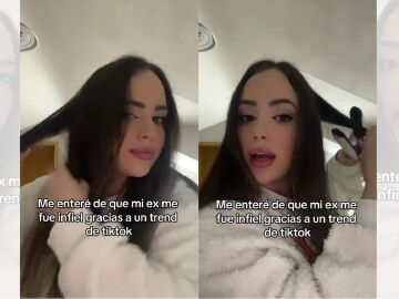 TikTok en el que explica c&oacute;mo descubri&oacute; la infidelidad de su ex gracias a un trend.
