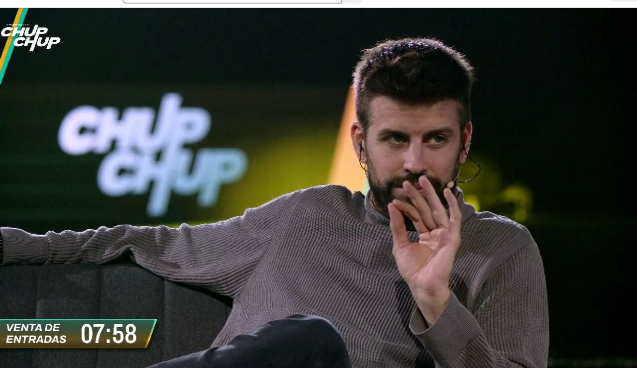 Gerard Piqu&eacute; durante el Chup Chup de la Kings League.