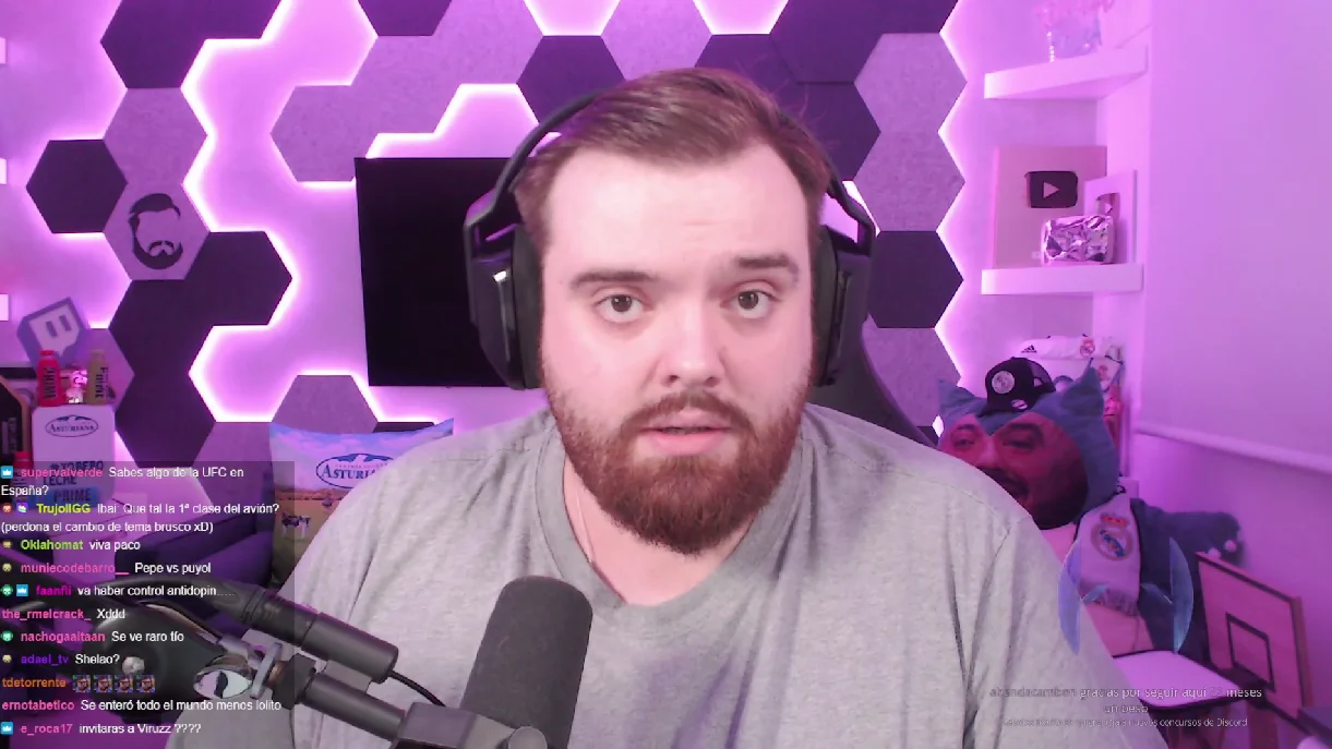 Ibai durante uno de sus streams. Ibai durante uno de sus streams.