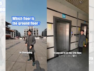 TikTok viral sobre la ciudad de Chongqing.