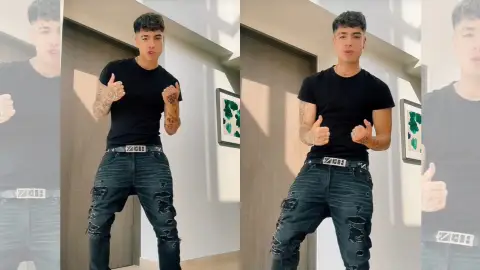 Naim Darrechi en uno de sus vídeos de TikTok Naim Darrechi en uno de sus vídeos de TikTok