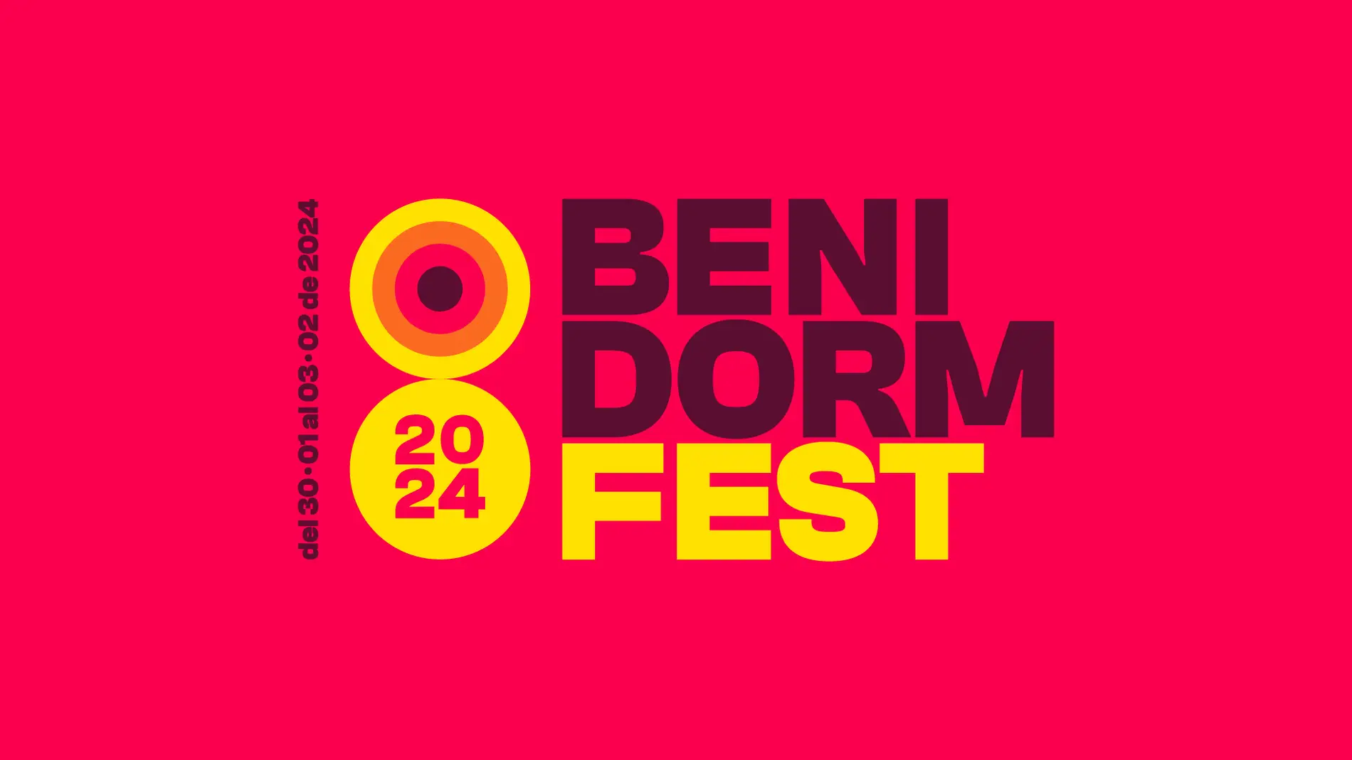 Cartel promocional del Benidorm Fest 2024.