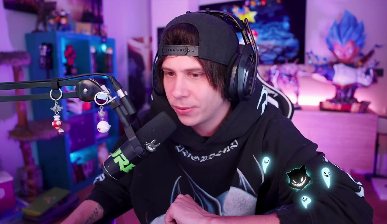 Rubius durante uno de sus streams.