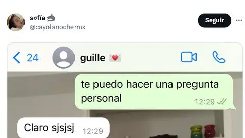 Pantallazo del tuit de @cayolanochermx Pantallazo del tuit de @cayolanochermx