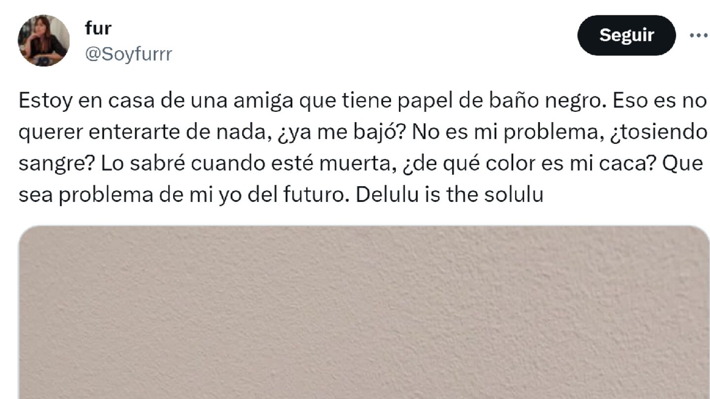 Pantallazo del tuit de @Soyfurrr