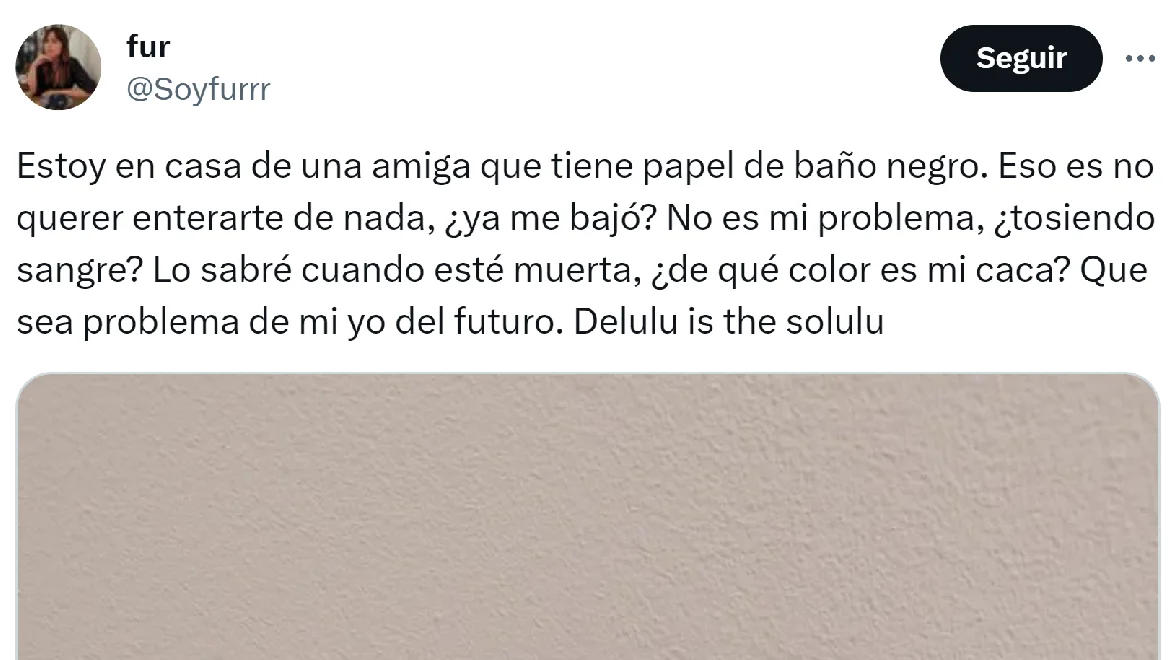 Pantallazo del tuit de @Soyfurrr