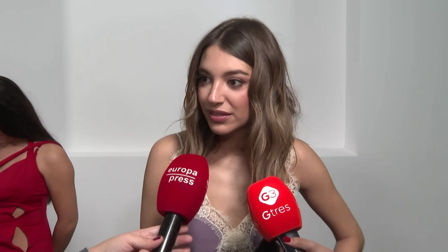 Ana Guerra se entera de la ruptura de Aitana Ocaña y Sebastián Yatra en un photocall Ana Guerra se entera de la ruptura de Aitana Ocaña y Sebastián Yatra en un photocall