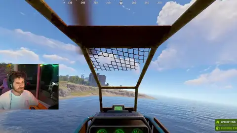 Ricoy en uno de sus gameplays de Rust. Ricoy en uno de sus gameplays de Rust.