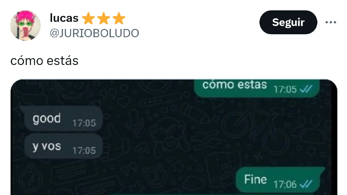Pantallazo del tuit de @JURIOBOLUDO