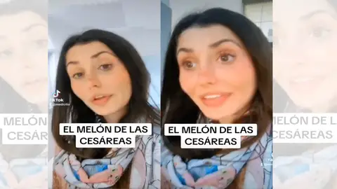 TikTok viral de una doctora que habla sobre la falta de bajas médicas por cesárea. TikTok viral de una doctora que habla sobre la falta de bajas médicas por cesárea.