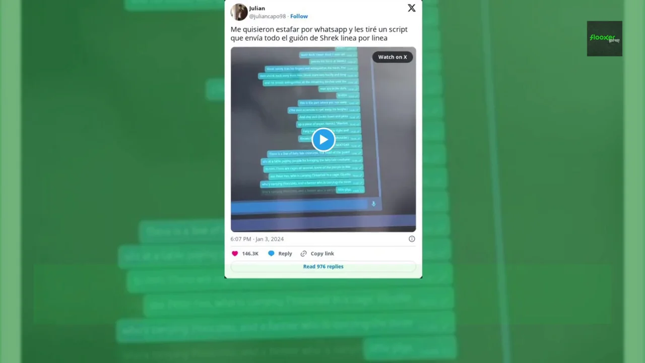 Le intentan estafar por WhatsApp y el estafador sale escaldado: "Dime cómo lo has hecho" Le intentan estafar por WhatsApp y el estafador sale escaldado: "Dime cómo lo has hecho"