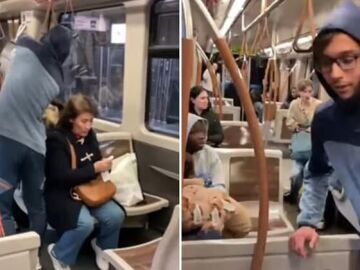 Detienen a un YouTuber belga por arrojar cubos de caca a los pasajeros de un tren