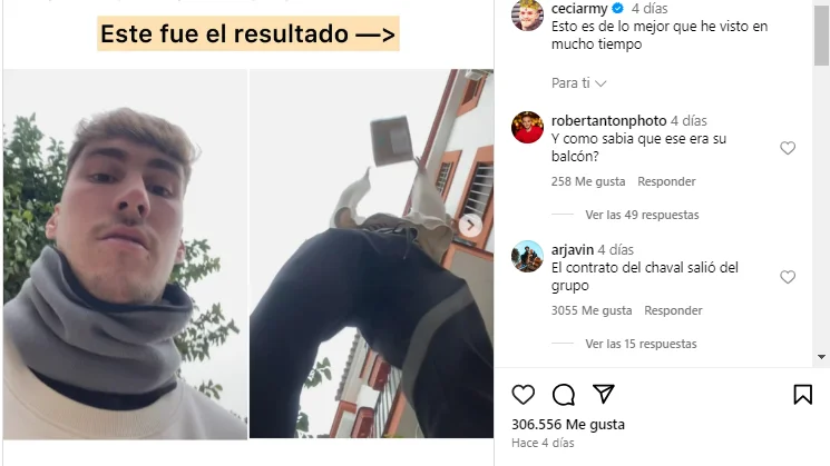 Le pidieron a este repartidor que tirará el paquete por el balcón Le pidieron a este repartidor que tirará el paquete por el balcón