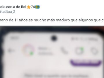 Tuit viral sobre la conversaci&oacute;n que ha tenido su hermano.