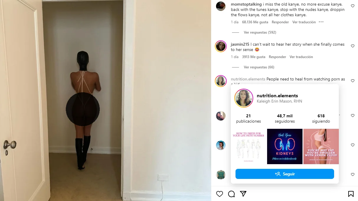 Fotos de Bianca Censori casi desnuda que Kanye West ha publicado en Instagram Fotos de Bianca Censori casi desnuda que Kanye West ha publicado en Instagram